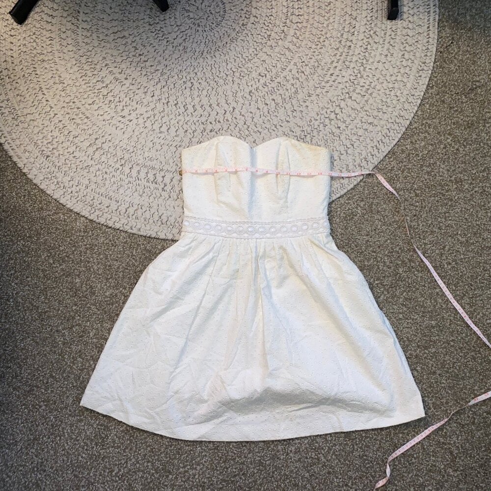 Lilly Pulitzer - MARTA Resort White Diamond Eyelet Dress - Size 2